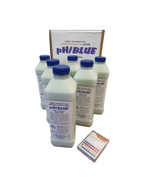 Box of 6 x 1 litres pH blue